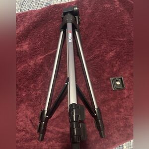 Silver Camera Tripod